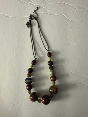 Boho Multicolor Beaded Necklace - Unbranded